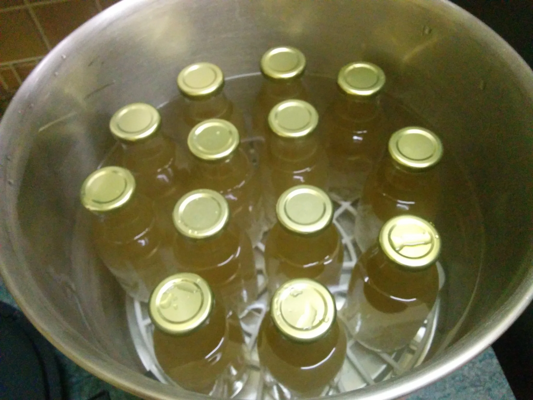 
First batch of Elderflower Cordial made  