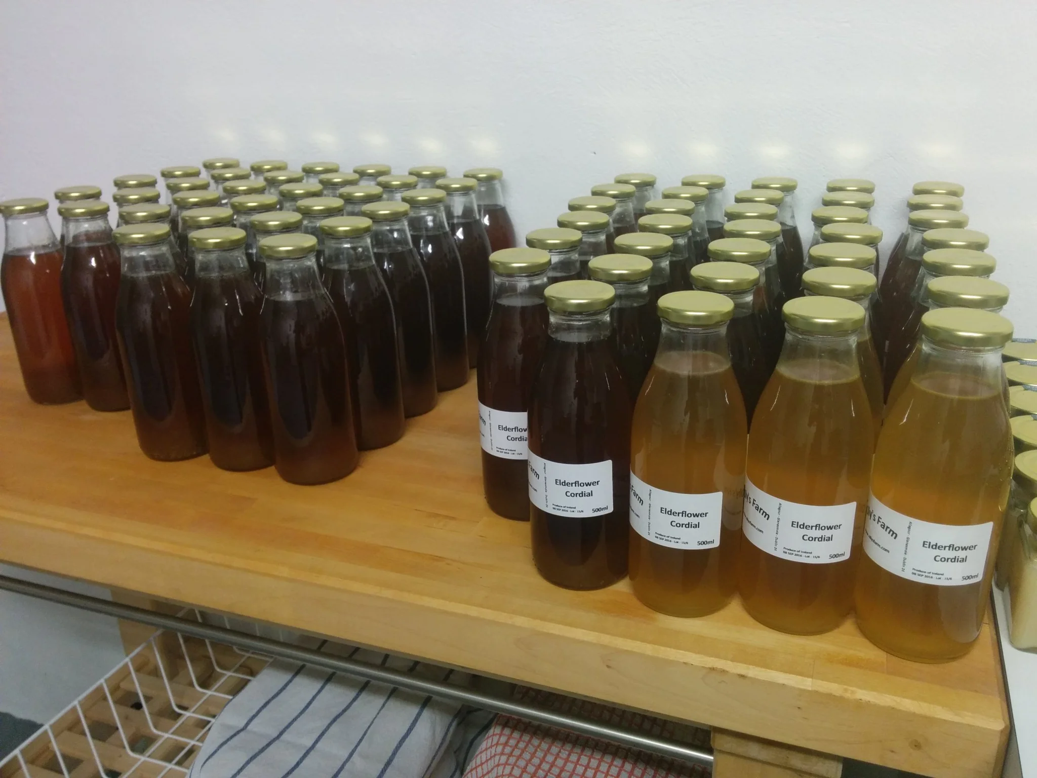 
3rd & final batch of elderflower cordial  
