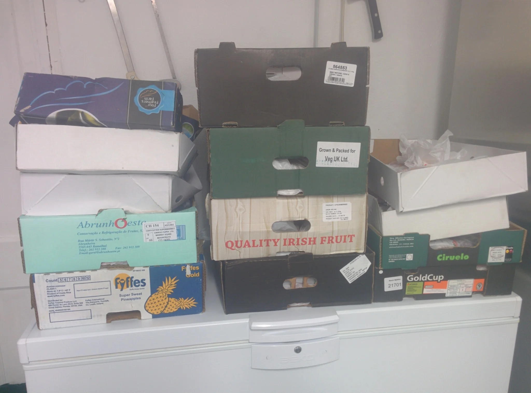 
Freezer full up again for the winter  