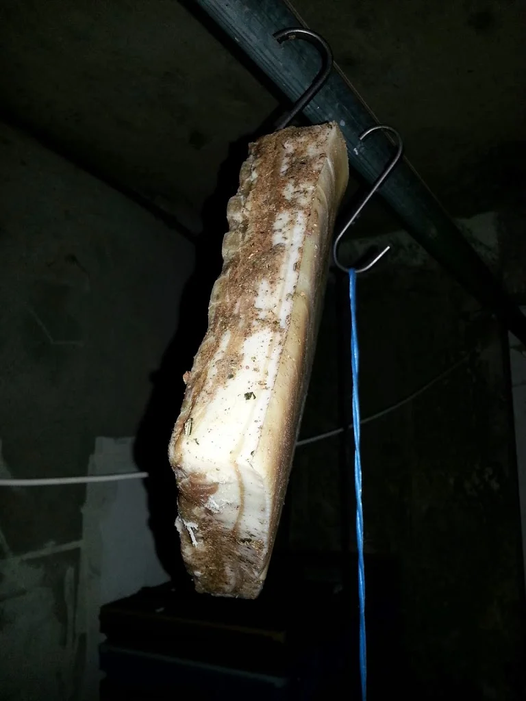 
Pancetta drying again  