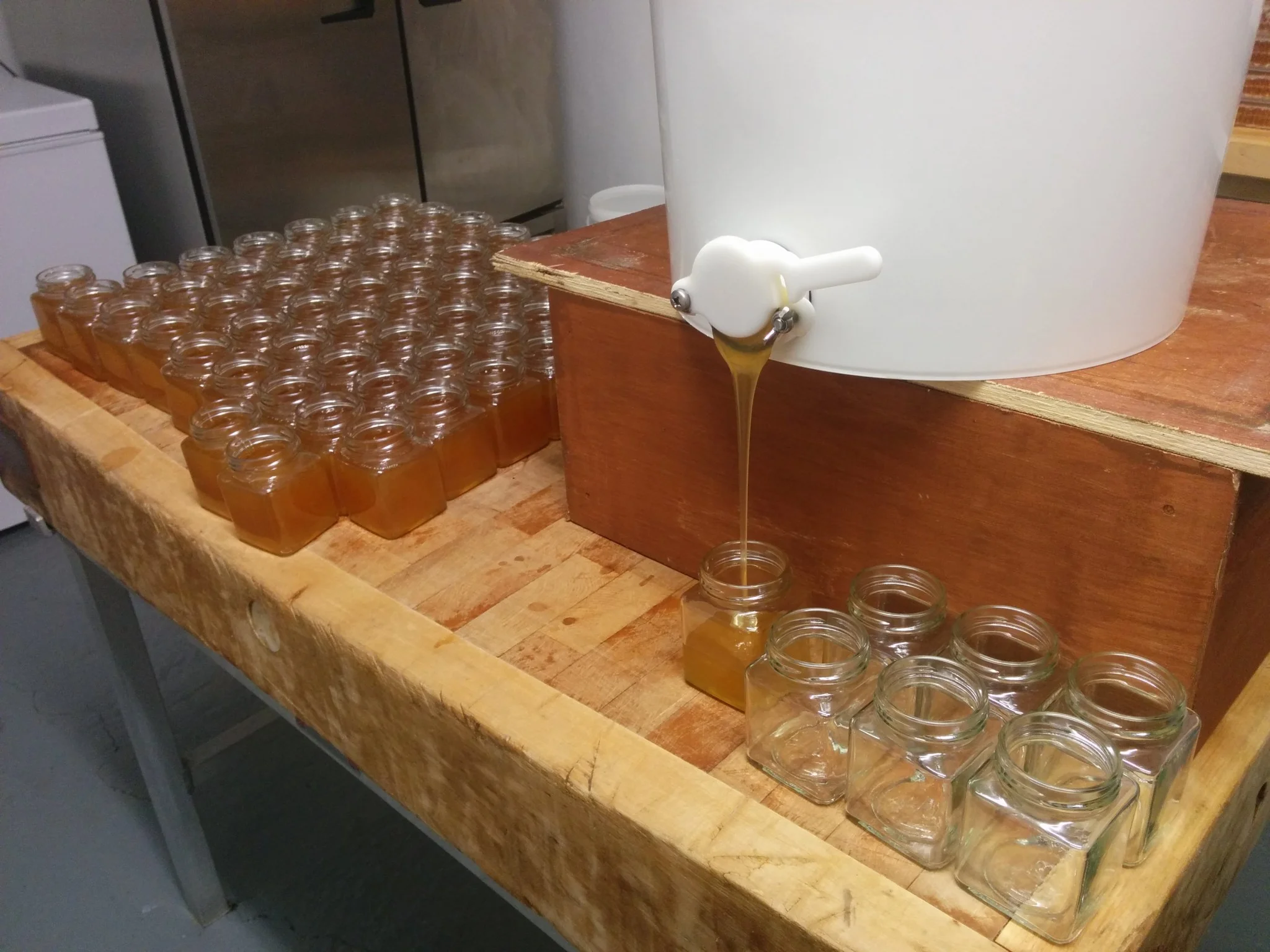 
Last of the summer honey extracted  