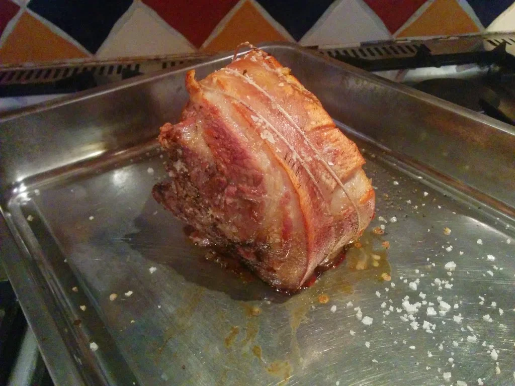 
Slow roast shoulder of pork  