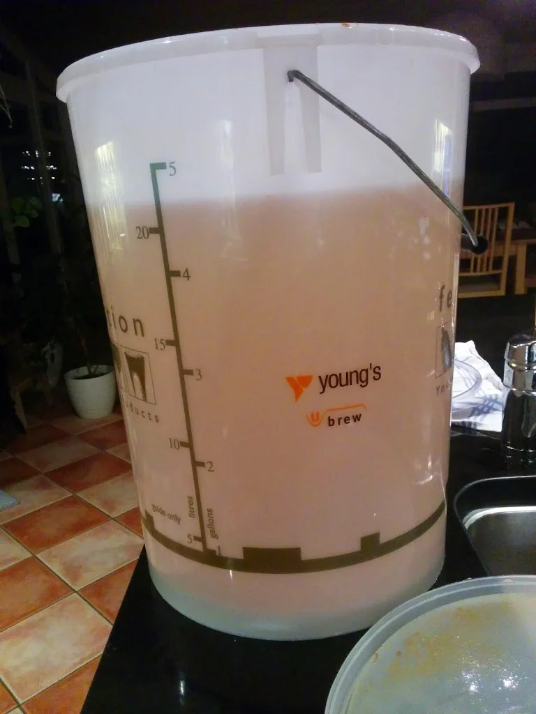 
Racking off the cider  