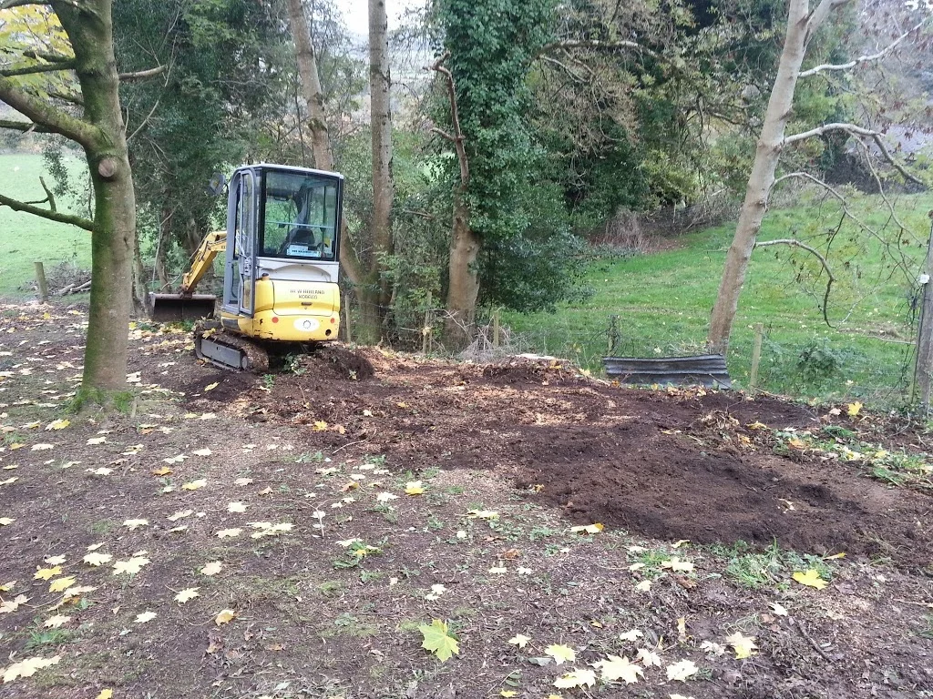 
Levelling inside the wall  