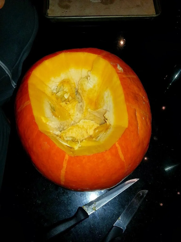 
First Halloween Pumpkin  