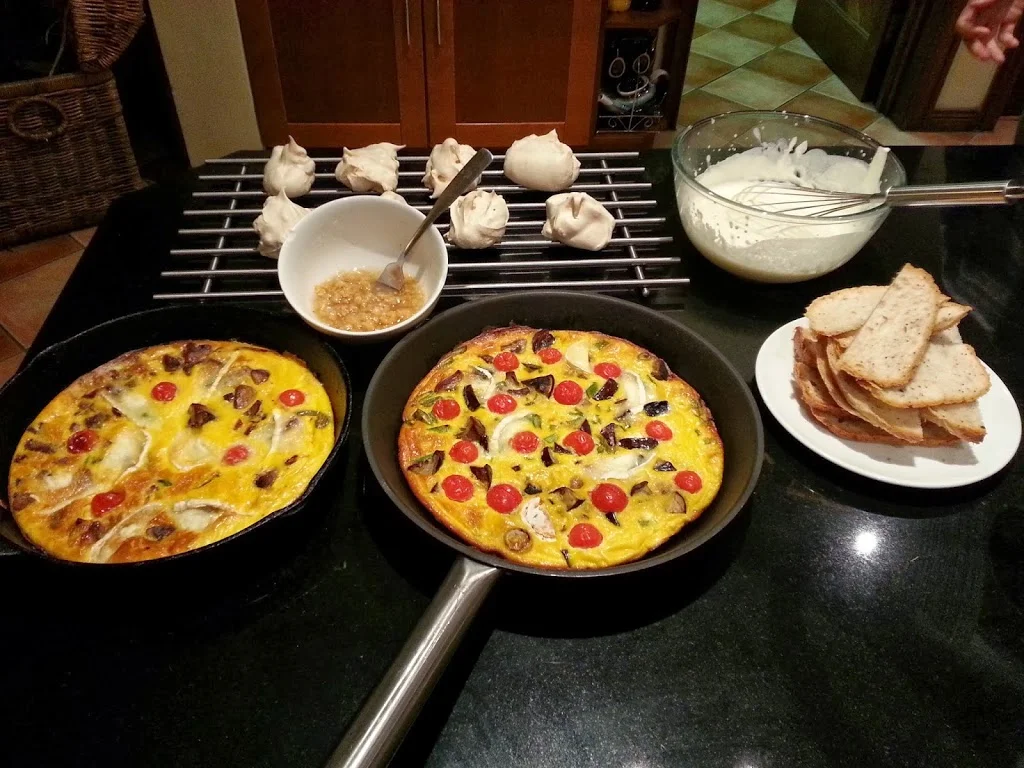 
Omlettes & Eton Mess  