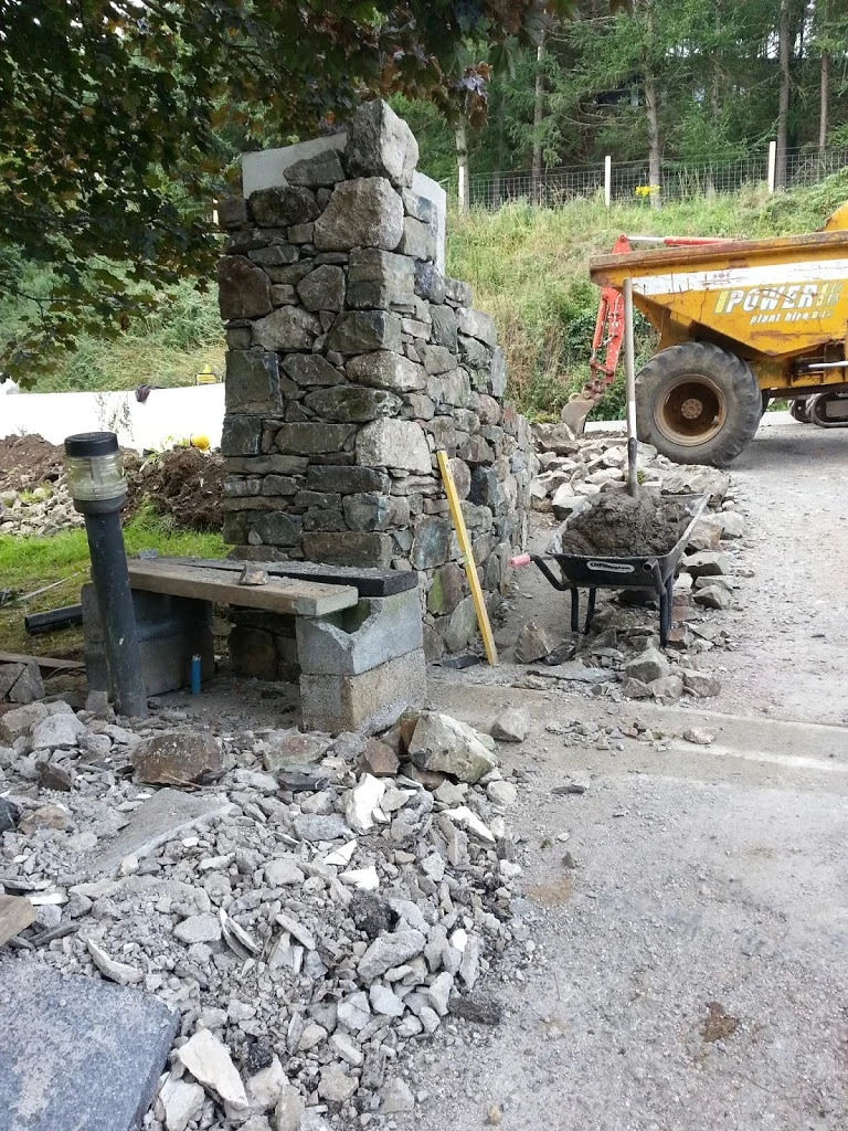 
5th day of wall building  