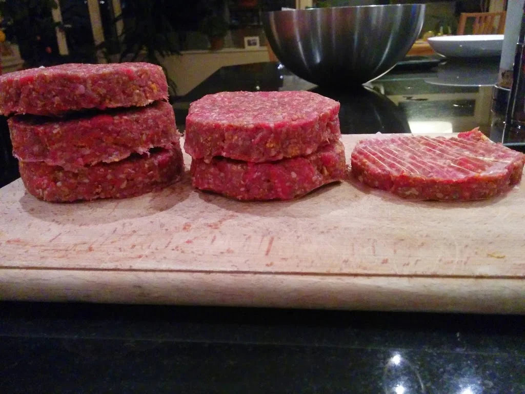 
Dexter burgers for dinner  