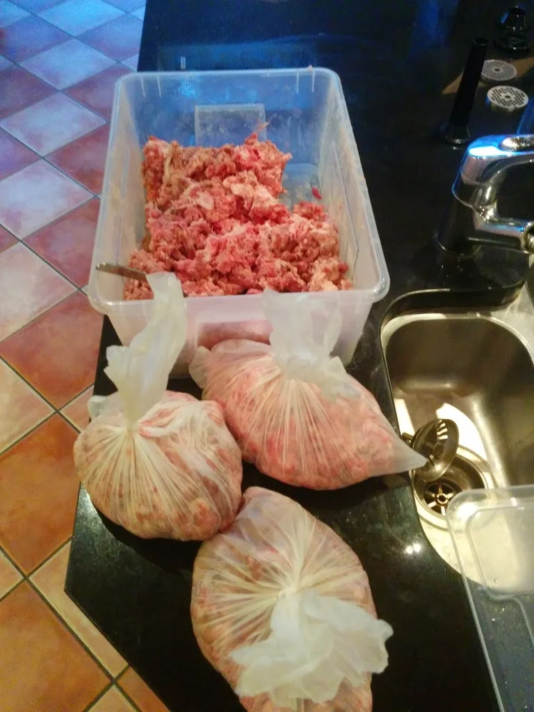 
Sausages and fry up for dinner  