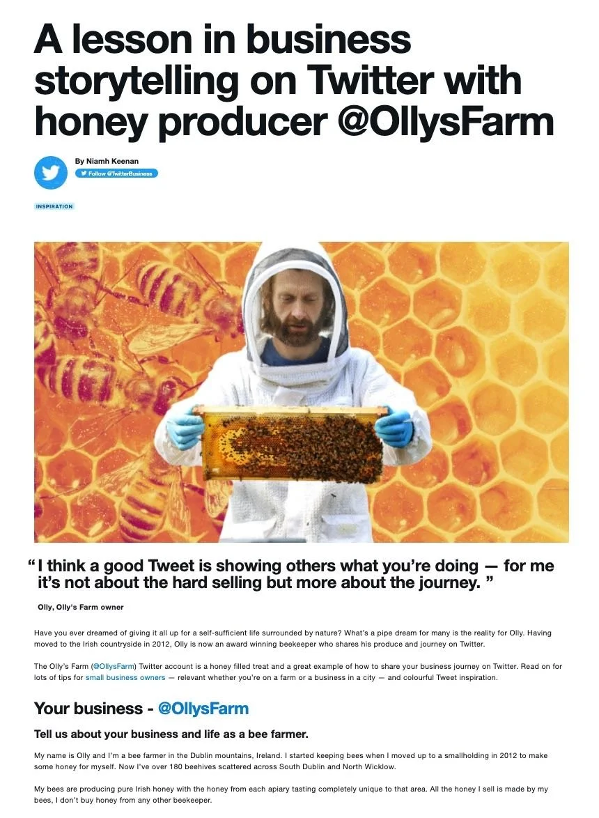 Olly's Farm interviewed by Twitter