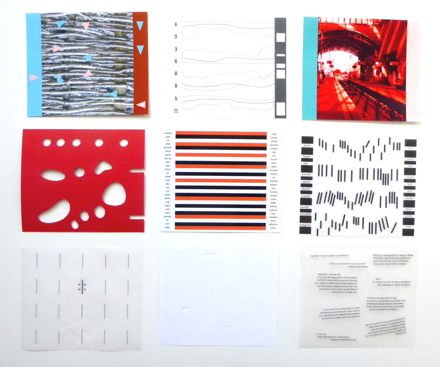 a few of the separate sheets