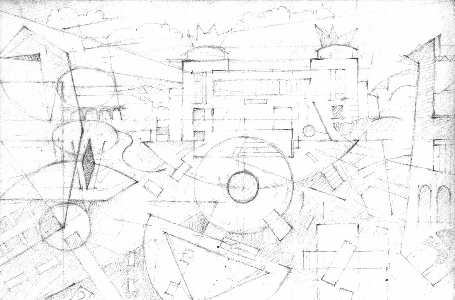 Flat Projections No.1 - Piazza Venezia