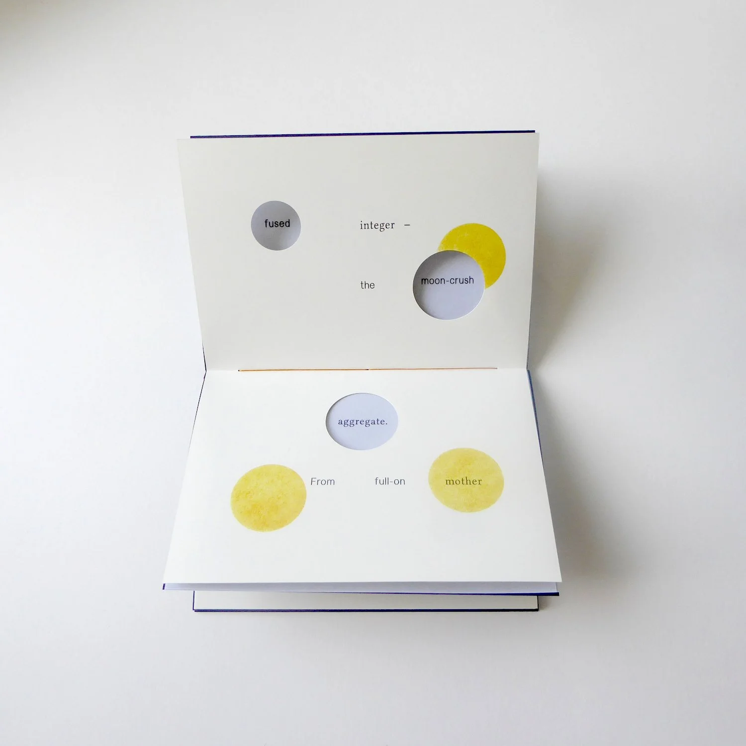 centrefold with opaque page