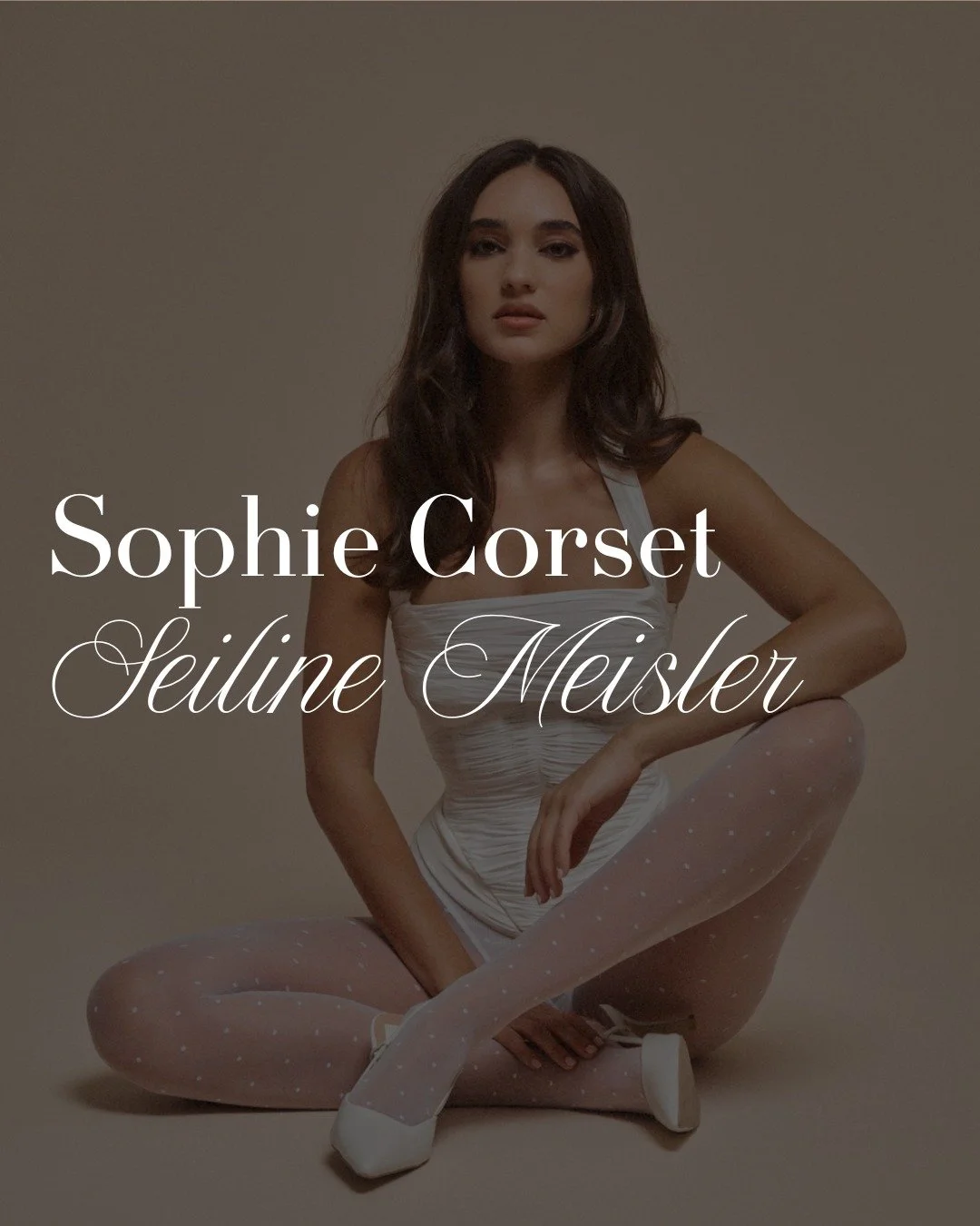 One of the beautiful corsets from our new designer @selinemeisler.nyc 🤍

Sophie is a sheer ruched chiffon giving that light, romantic look, while the boning and underwire do the work underneath. Finished with a halter tie neckline and a lace-up back