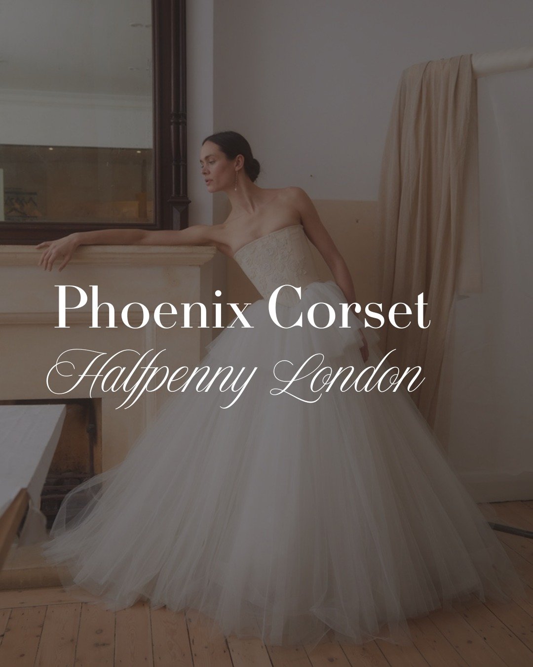 Phoenix by @halfpennylondon is a sculptural mikado corset, with a dipped waistline, and a clean, flattering silhouette. Wear it minimal with a sleek front, or add the floral appliqu&eacute; for a softer statement.

Kate says:

&ldquo;This Mikado flat