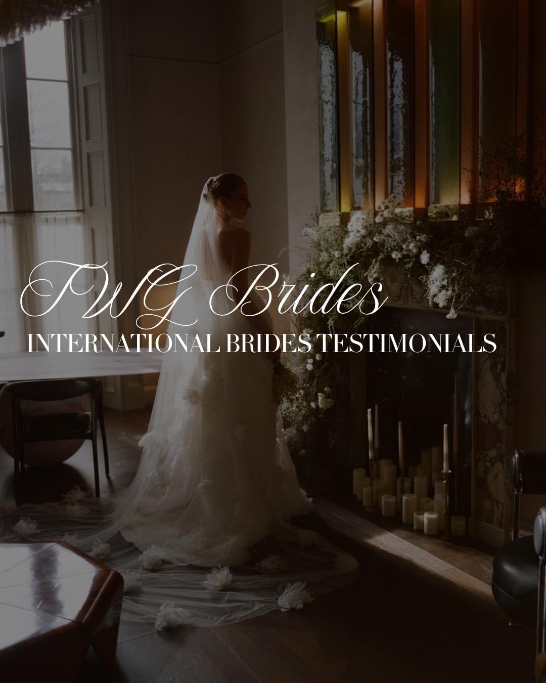 We&rsquo;ve had the pleasure of helping brides across Europe ensure they get to wear their dream wedding dress &hellip; a few beautiful words from brides who never actually were able to visit our boutique but they trusted us with ordering their dress