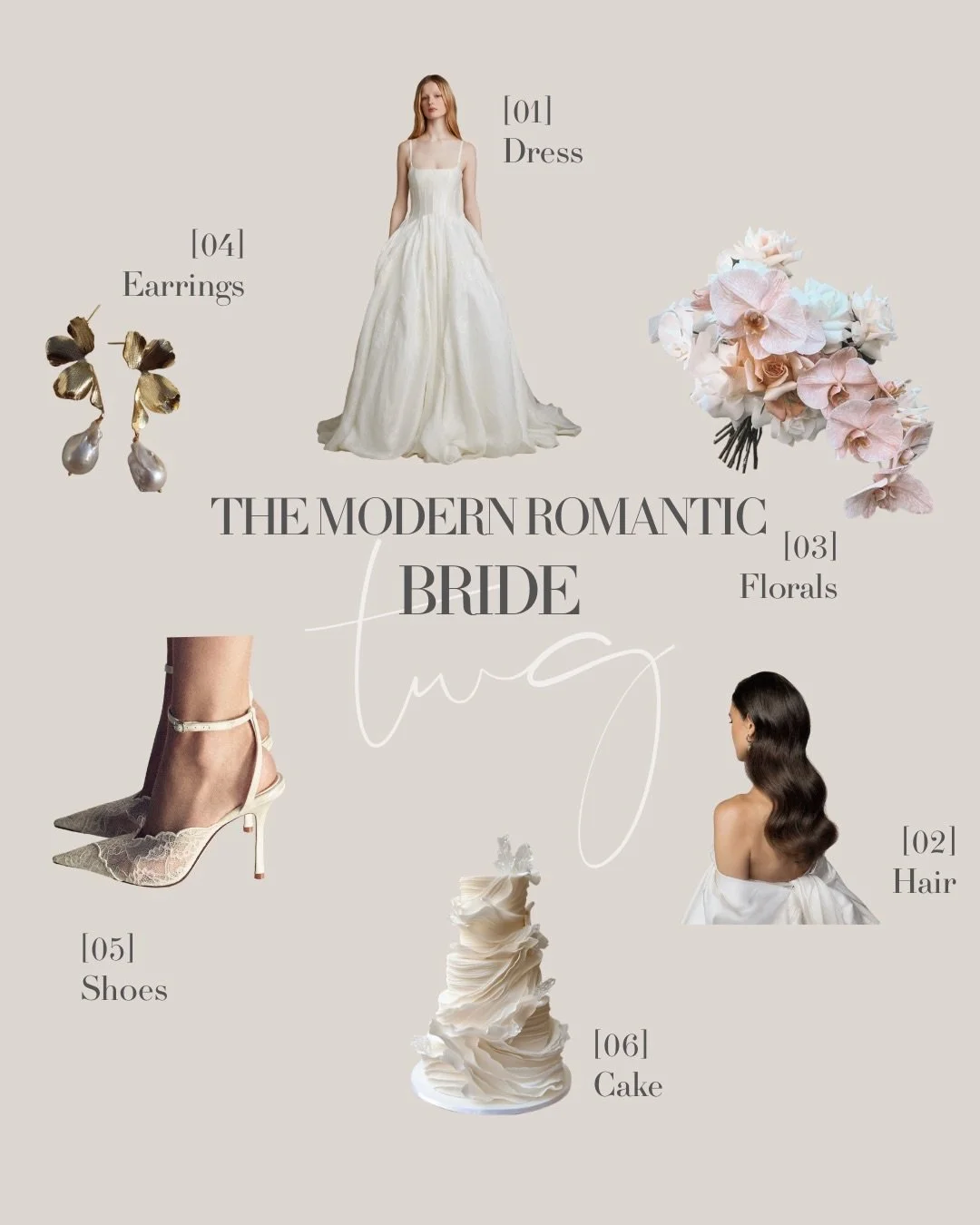 Save for later 📌 Inspo for the modern romantic bride featuring the @daniellefrankel Leighton dress 🤍

📸@pinterest