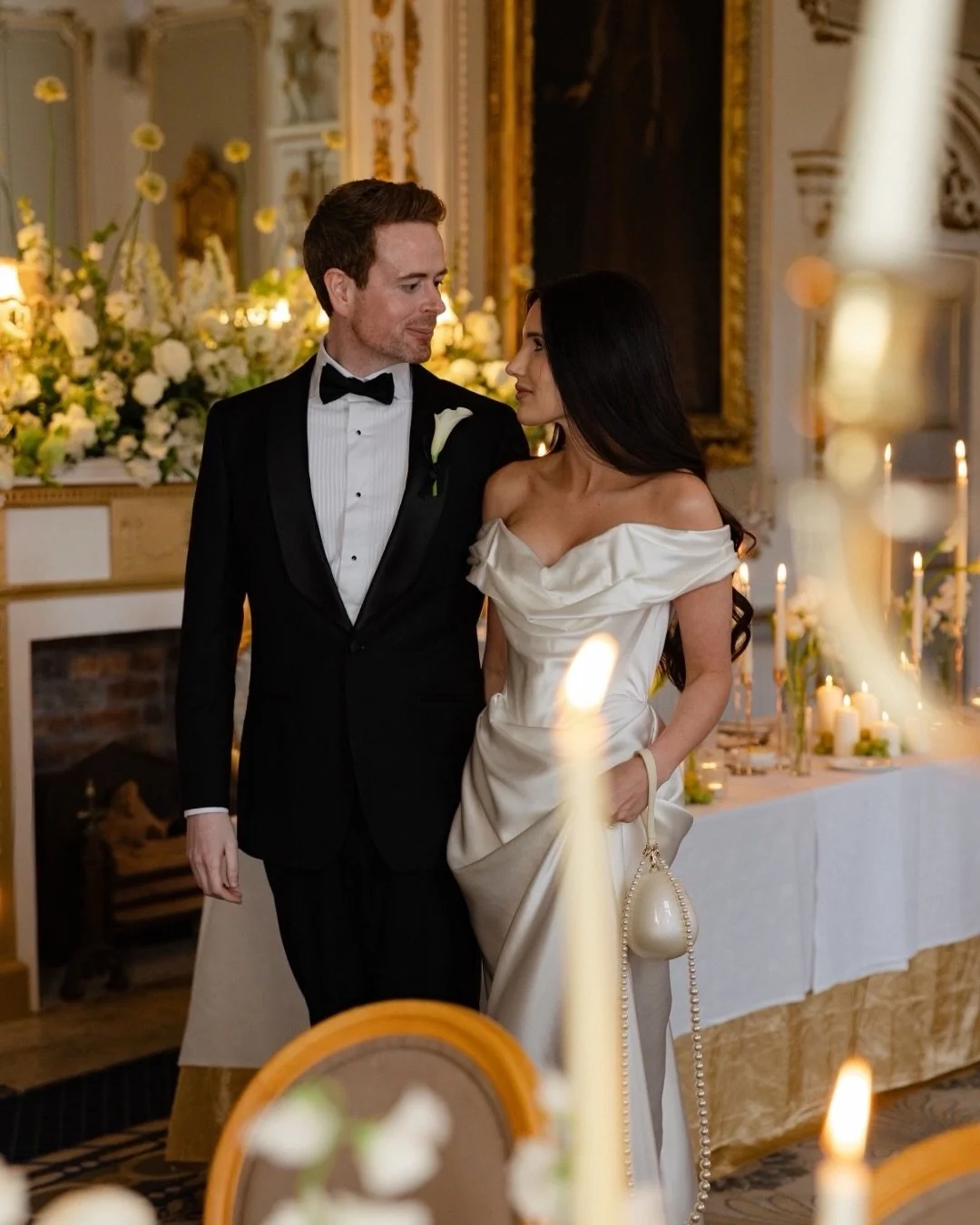 Marlla wearing @viviennewestwood so beautifully 🤍
⠀⠀⠀⠀⠀⠀⠀⠀⠀
Marlla&rsquo;s bridal is so beautifully refined, paired with classic Manolo Blahnik heels and the stunning backdrop of Markree Castle...we love the romance. 
⠀⠀⠀⠀⠀⠀⠀⠀⠀
Venue @markreecastles