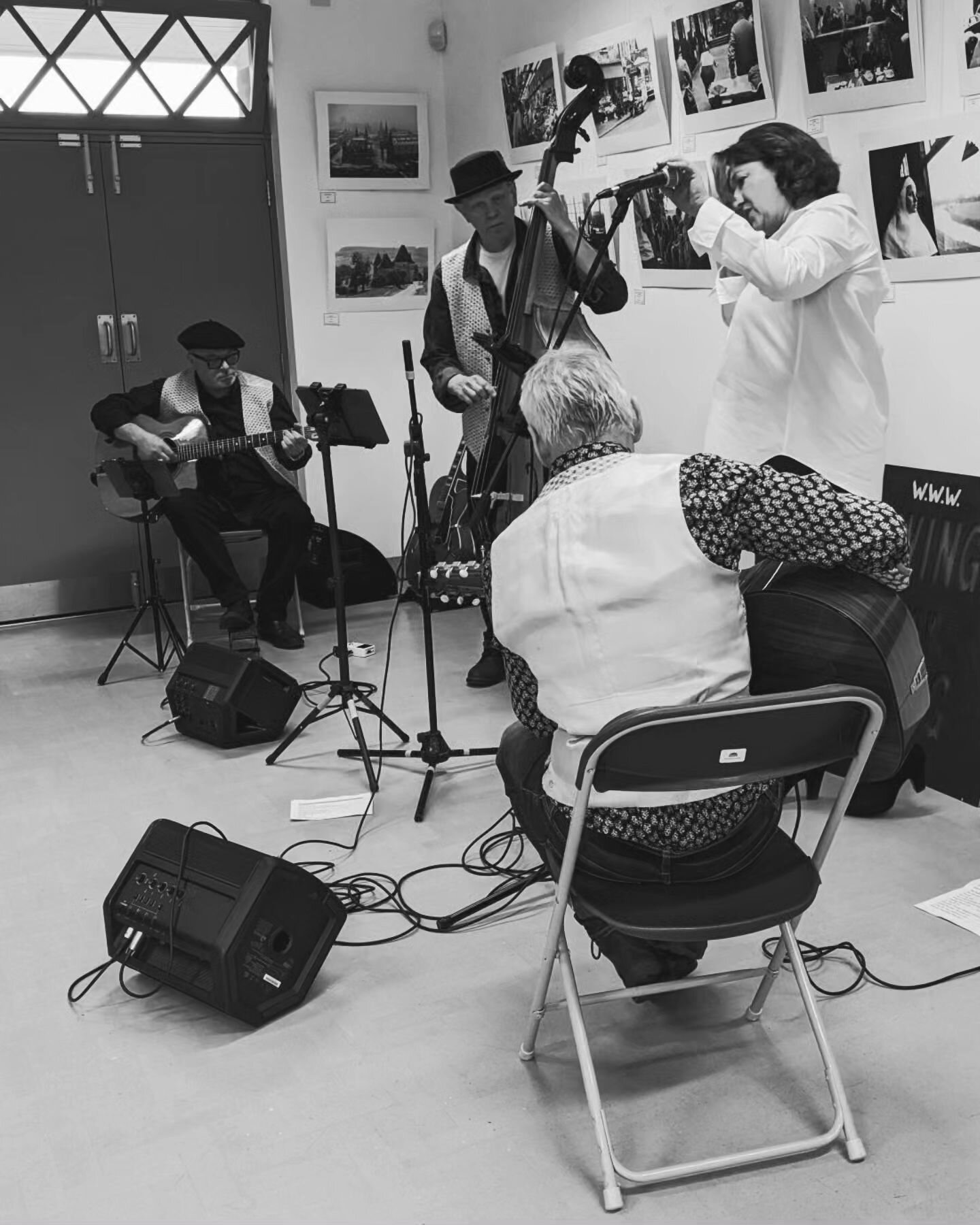 What a fabulous Community Lunch was had yesterday! 
Music from the amazing Swing Driven Thing - who kindly decided to spend their day entertaining us. 
We have the brilliant photography of Nick Hale as the backdrop to the day 
And a huge thank you to