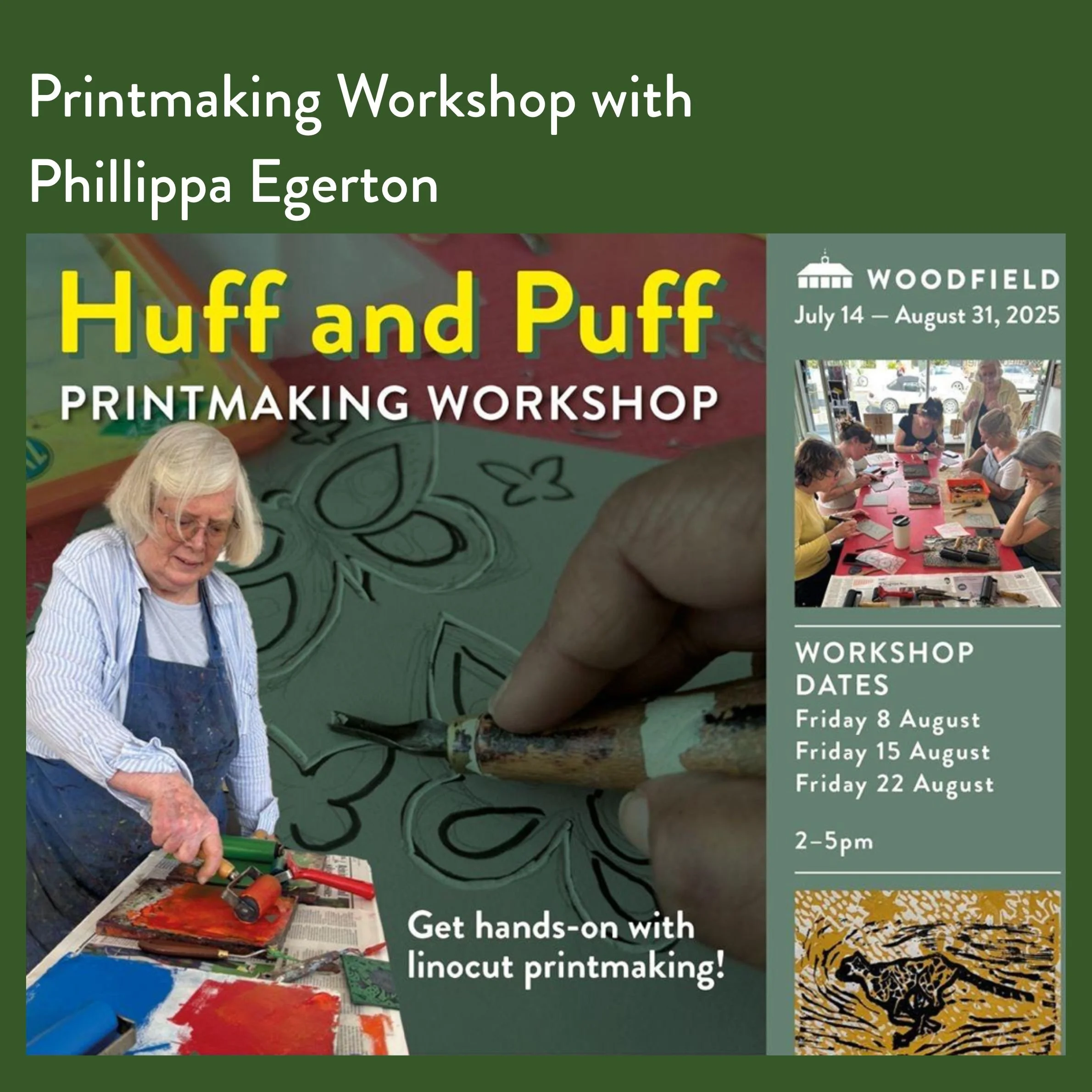 Printmaking Workshop with Phillippa Egerton