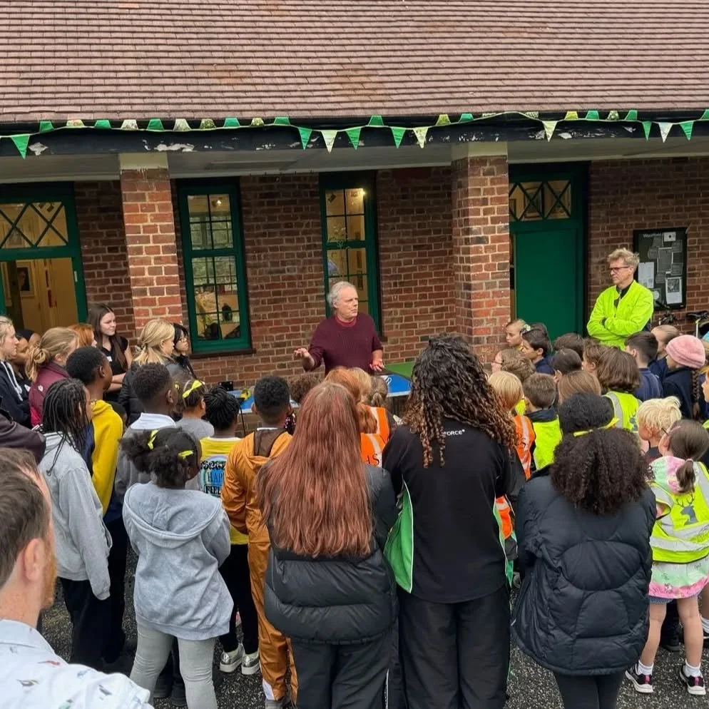 Eleven more trees were added to the Woodfield Community Orchard today with the help of 55 local schoolchildren, from Telferscot, Rutherford House, Christ Church Streatham and Streatham &amp; Clapham Prep School. This takes the total number of trees t