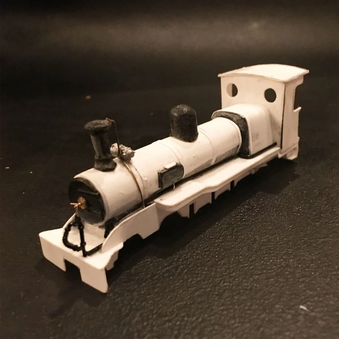 As I was unable to get my hands on the Backwoods miniatures DHR Class C pacific without it costing me a fortune. I will build my own. Well try at least. So far I’ve used pretty much just plastic card and resin. So the cost of the body at this stage