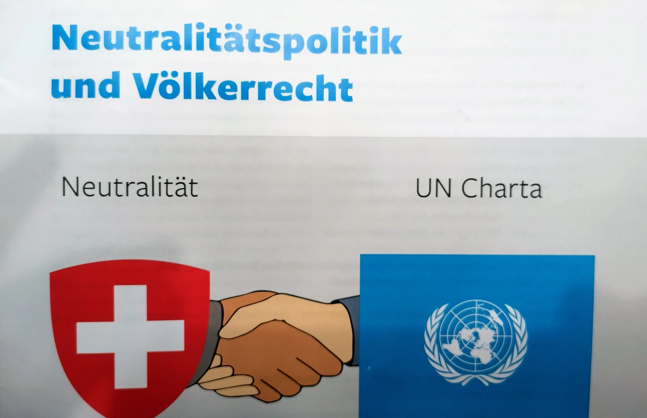 Reine Neutralität ist ein Mythos (Gastbeitrag in weltwoche.ch)