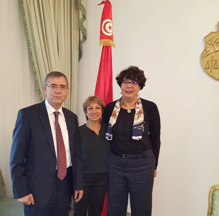 AIM Board Members Frej Fenniche and Ani Zonneveld presented a letter of support to President Essebsi of Tunisia for his equal inheritance for women and men initiative, received by Spokeswoman Saidah Garrache. The letter was co-signed by 48 Muslim organizations from all over the world.