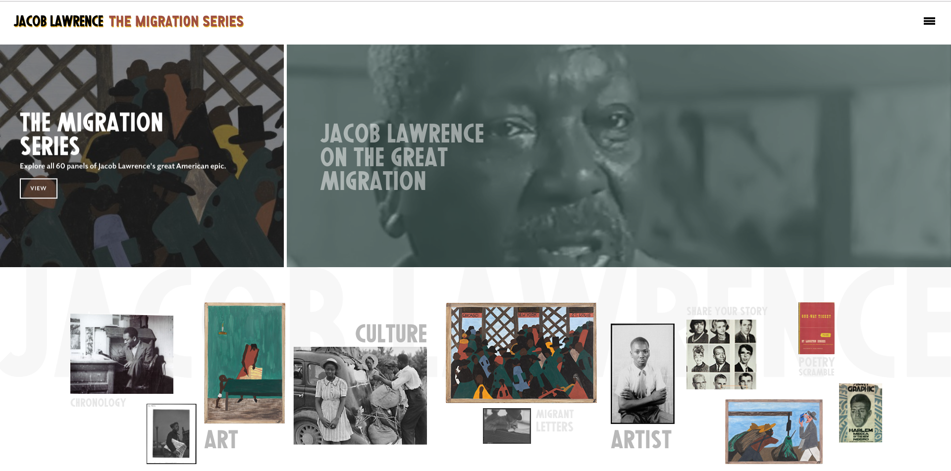 Phillips Collection | Jacob Lawrence: The Migration Series