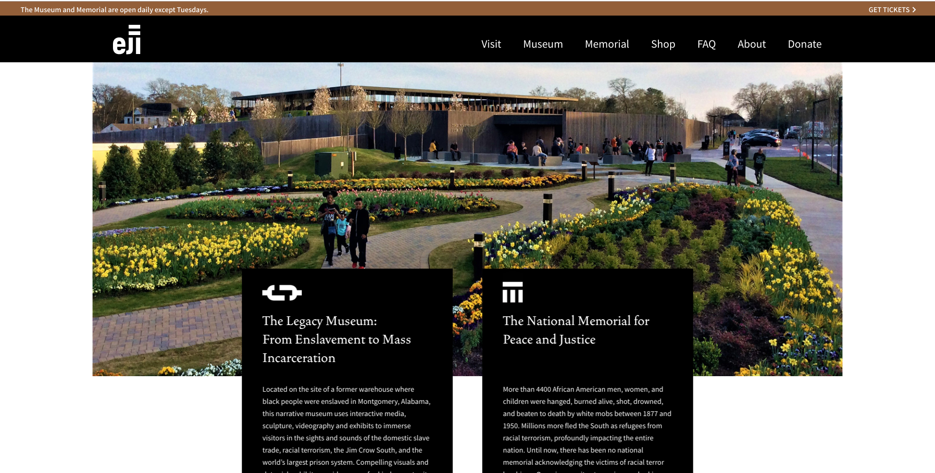 The Legacy Museum &amp; The National Memorial for Peace &amp; Justice