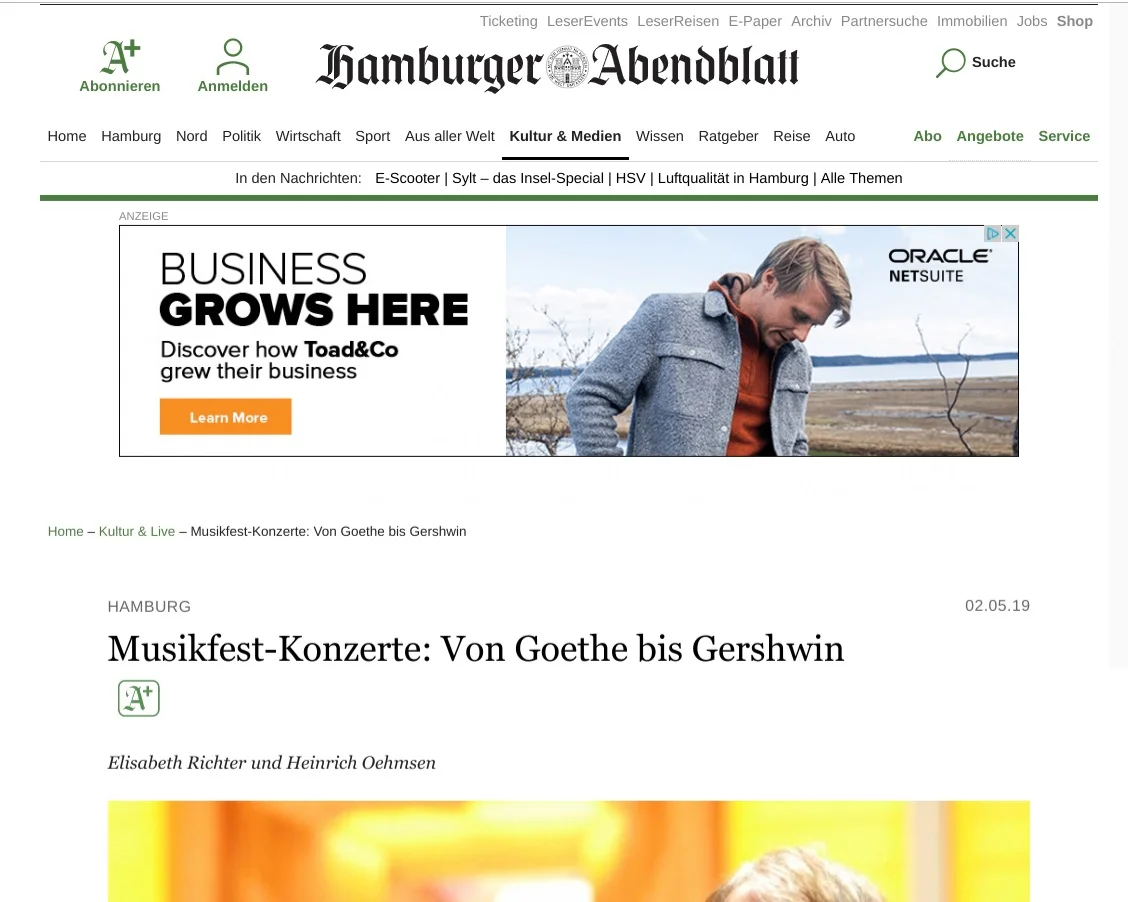 Hamburger Abendblatt (Review)