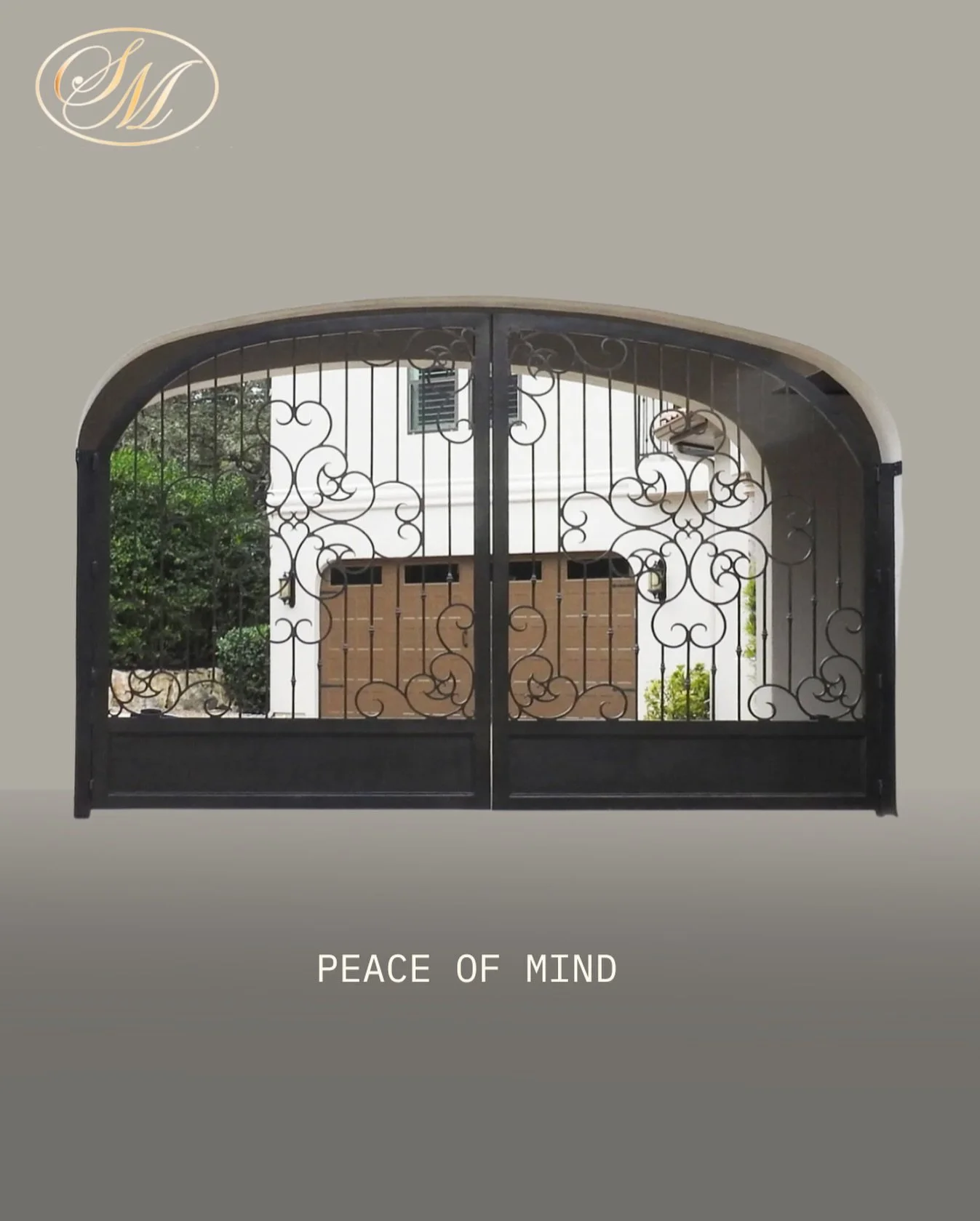 Front entrance gates that set the tone before you even reach the door. 

Call us today!