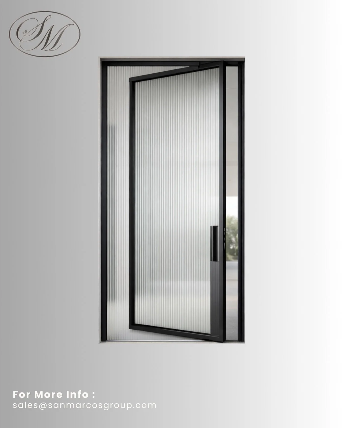 Rooted in Scandinavian restraint and modern minimalism, the N&Oslash;RD design strips the door down to pure form steel, glass, and proportion. No excess. No ornament. Just quiet confidence and precision craftsmanship.

This is one of several globally