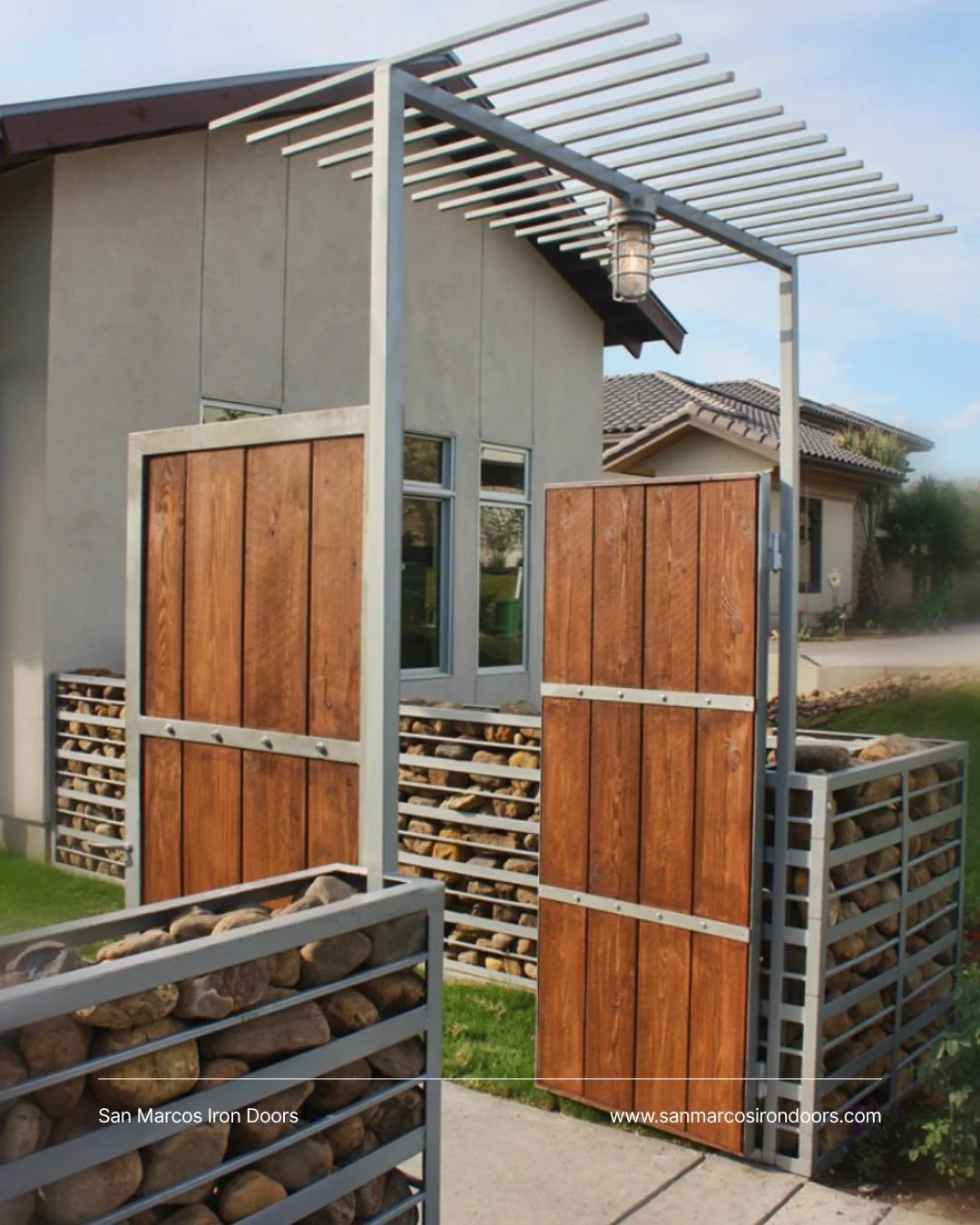 Where modern metal meets natural texture 🌿✨

These custom iron fences bring structure, style, and just the right amount of edge to your outdoor space.

#IronFencing #ModernOutdoor #CustomDesign #LuxuryLiving #CurbAppeal