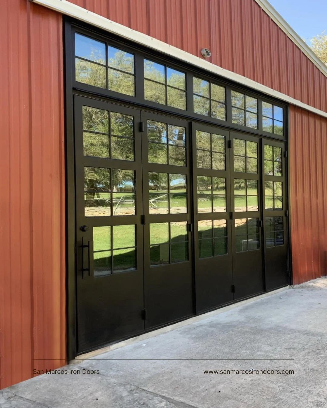 Barn style, but make it luxury! 

These custom iron barn doors bring that classic charm with a bold, modern edge&mdash;built to stand out and built to last.

#IronDoors #BarnDoors #ModernFarmhouse #CustomIron #LuxuryDesign
