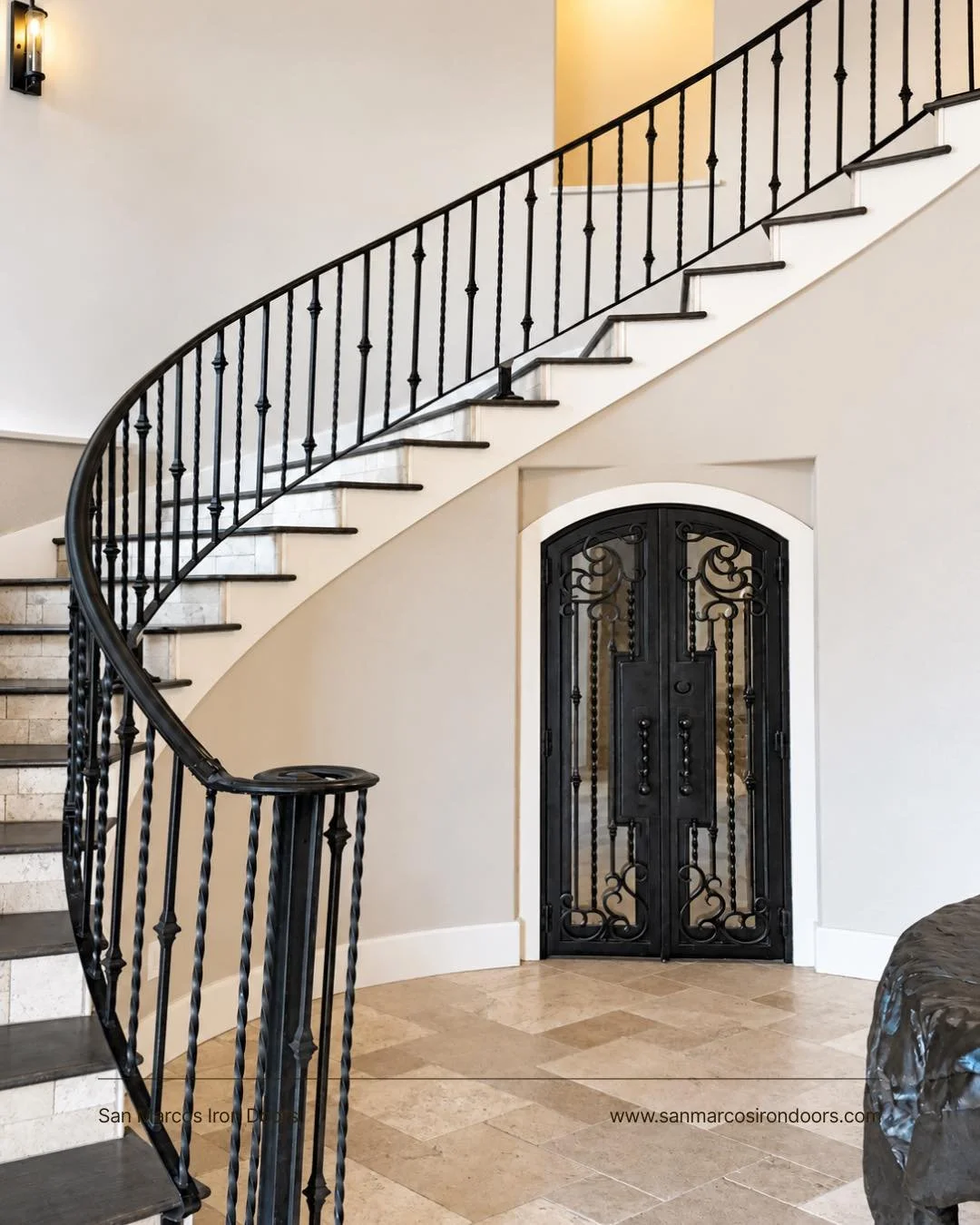 Where timeless ironwork meets luxury living.

From the sweeping custom railings to the elegant wine cellar door, every detail in this space was designed to make a statement.

#IronRailings #WineCellarDoor #LuxuryInteriors #CustomIronWork #SanMarcosIr