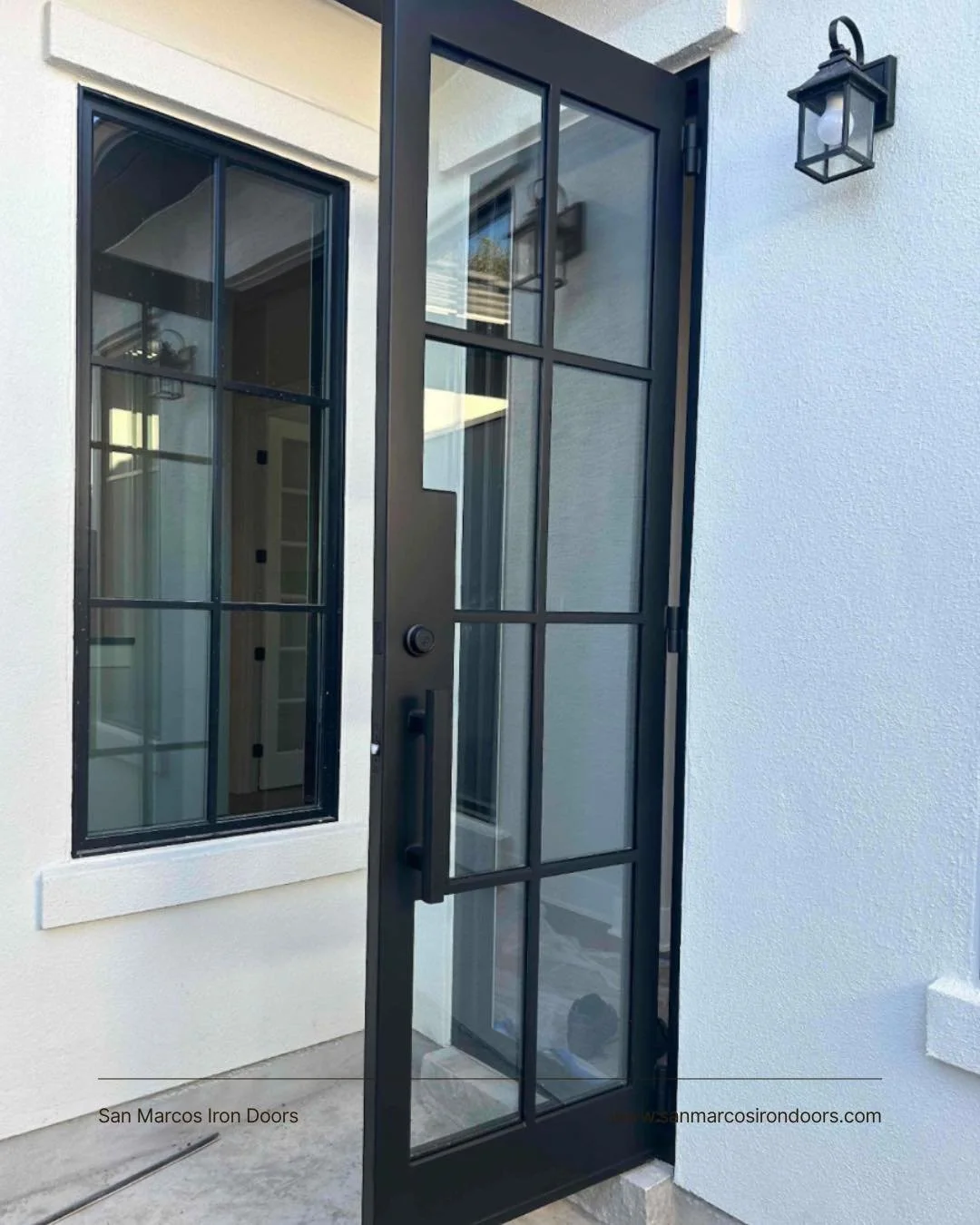 Modern, minimal, and built to last. 

A custom iron door paired with matching iron windows creates a seamless look that feels both sophisticated and inviting. The perfect blend of natural light, security, and style.

Who else loves the clean grid des