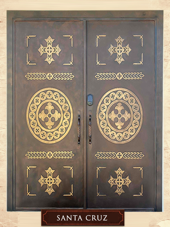 custom iron door