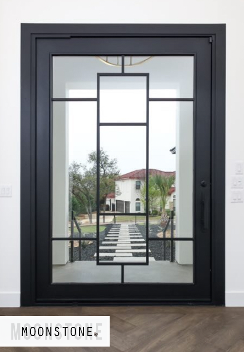 pivot iron door