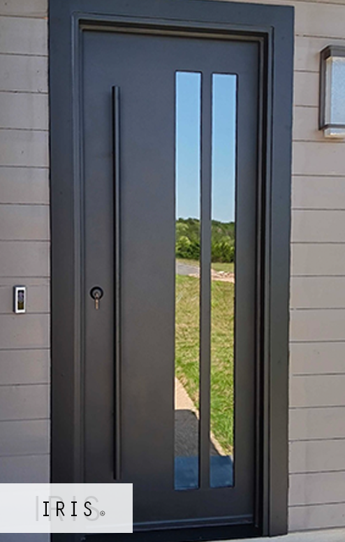 modern iron door
