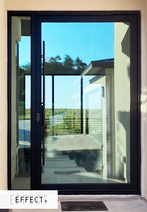 pivot iron door
