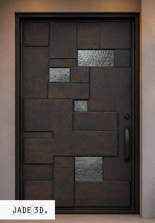 pivot iron door