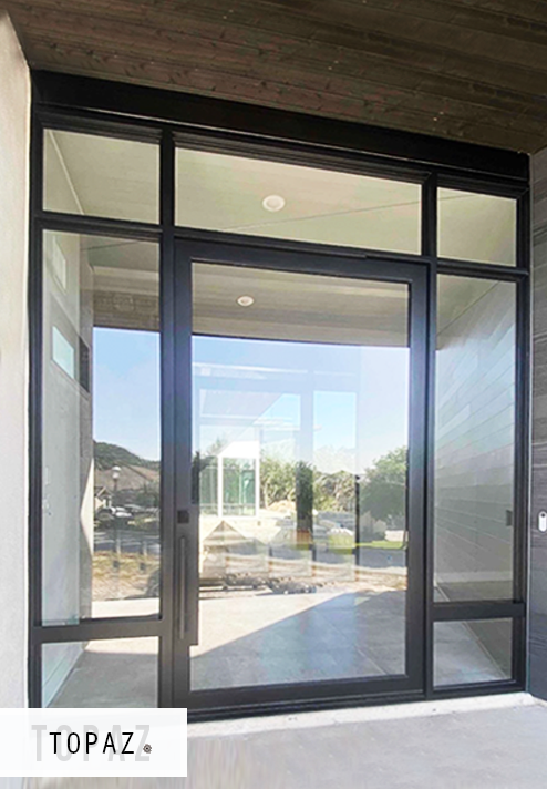 pivot iron door