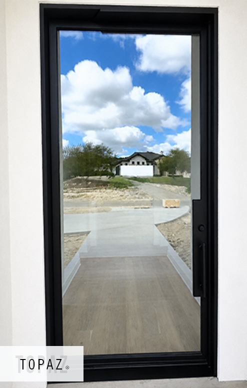 modern iron door