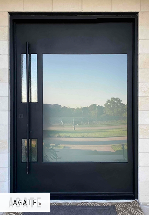 pivot iron door