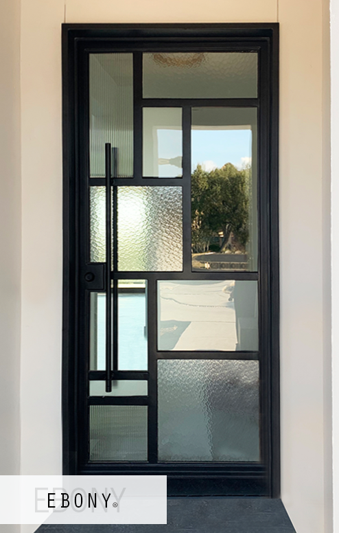 modern iron door