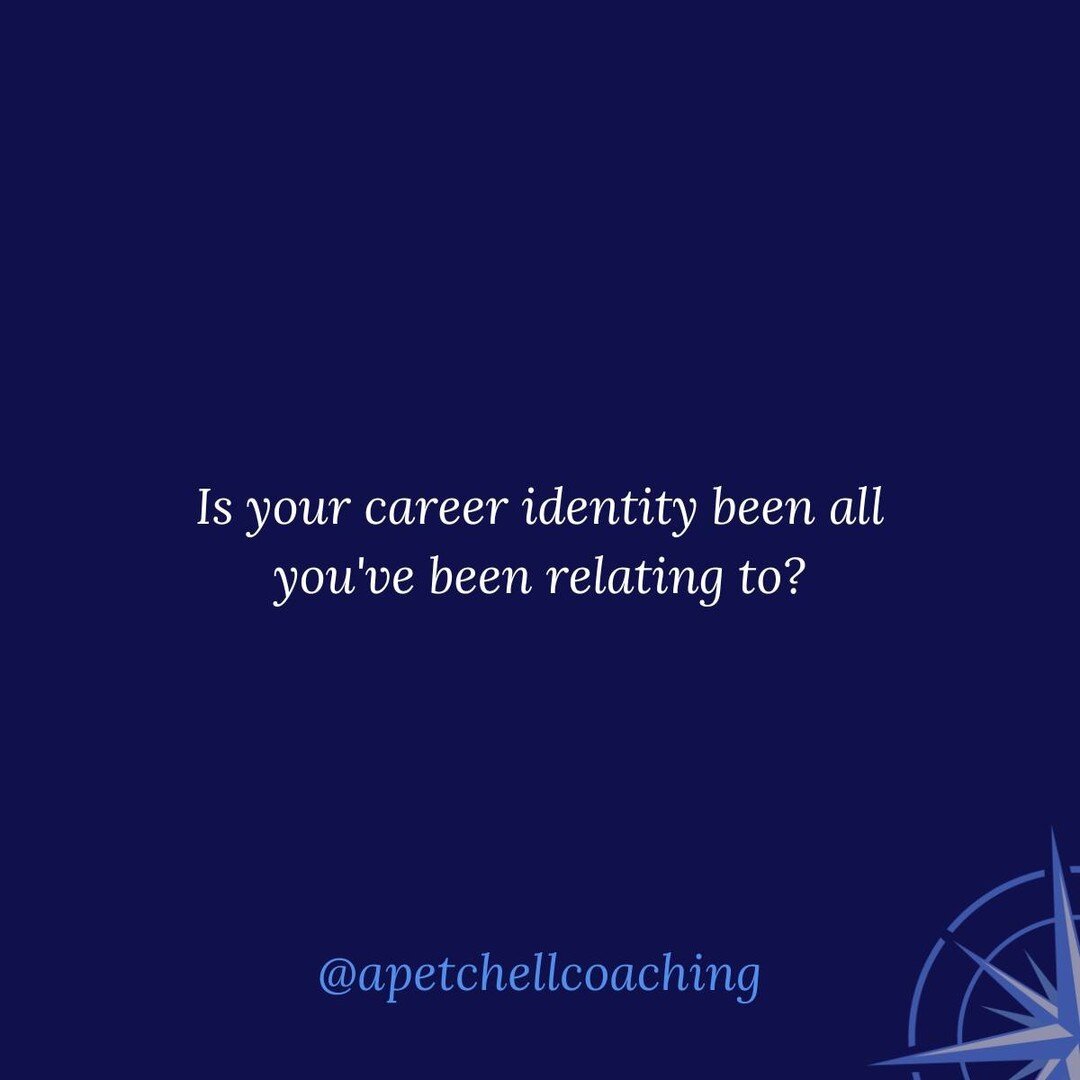Career Identity

A great article here about when your career becomes your identity. 

I speak to my clients about these items all the time

Take aways
- start to free time up
- start small 
- work on the network you already have - they are more usefu