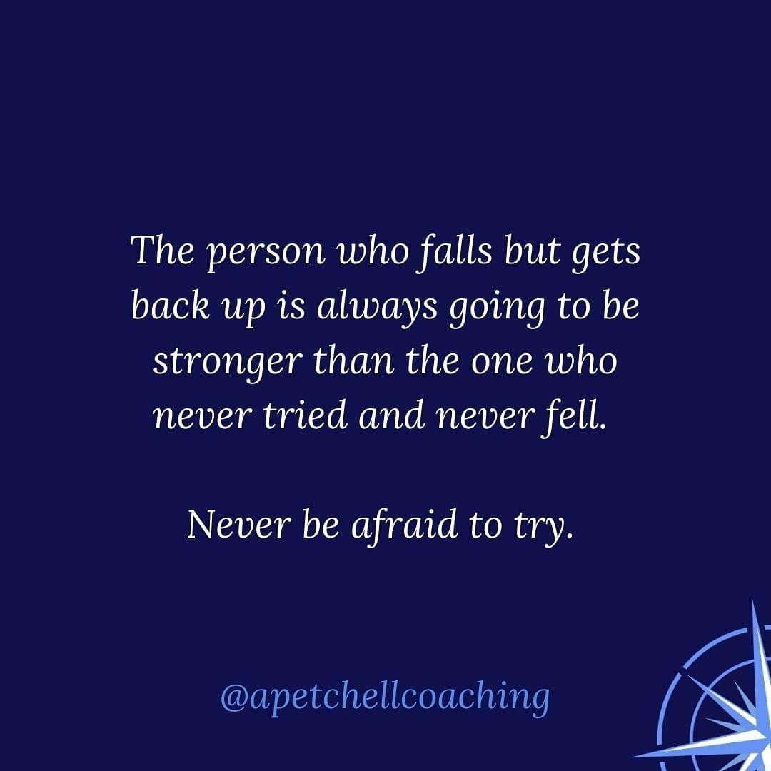 But I'm scared I might fail or might not be good.

It's natural to be nervous, and it's natural to have elements of fear.

It's important to learn what that looks like in order to move forward.

If we spend all of our lives sitting behind the fear of