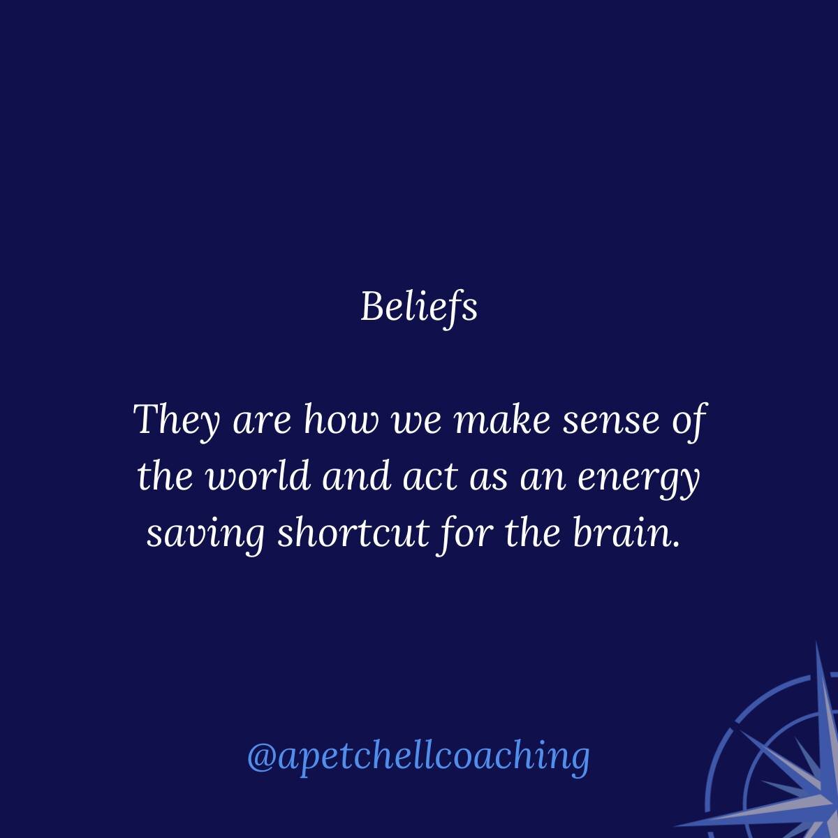 A belief is something we contain - often subsconsciously and we can be unaware.

We tell ourselves things without even noticing.

It's not until we say it out loud, or hear it come from someone else that we can see how limiting it can be. 

To grow o