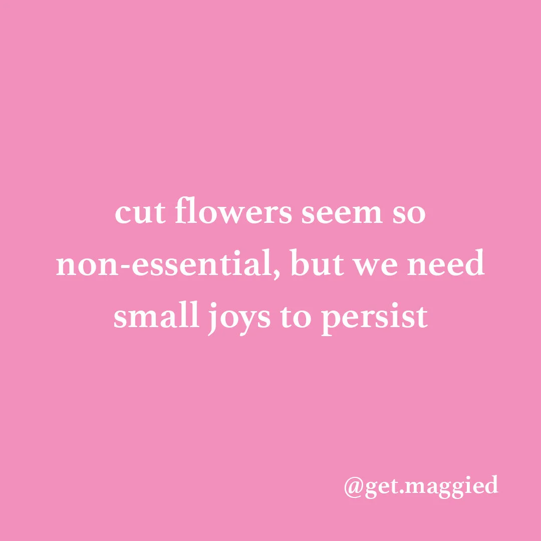 meditation on flowers